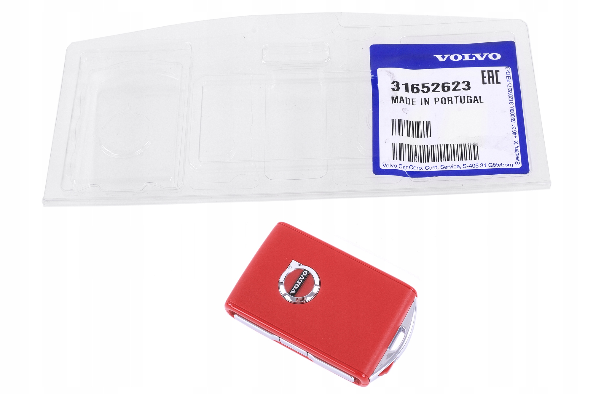 ПУЛЬТ ЧЕРВОНИЙ КЛЮЧ OE VOLVO S60 S90 V60 V90 31652623