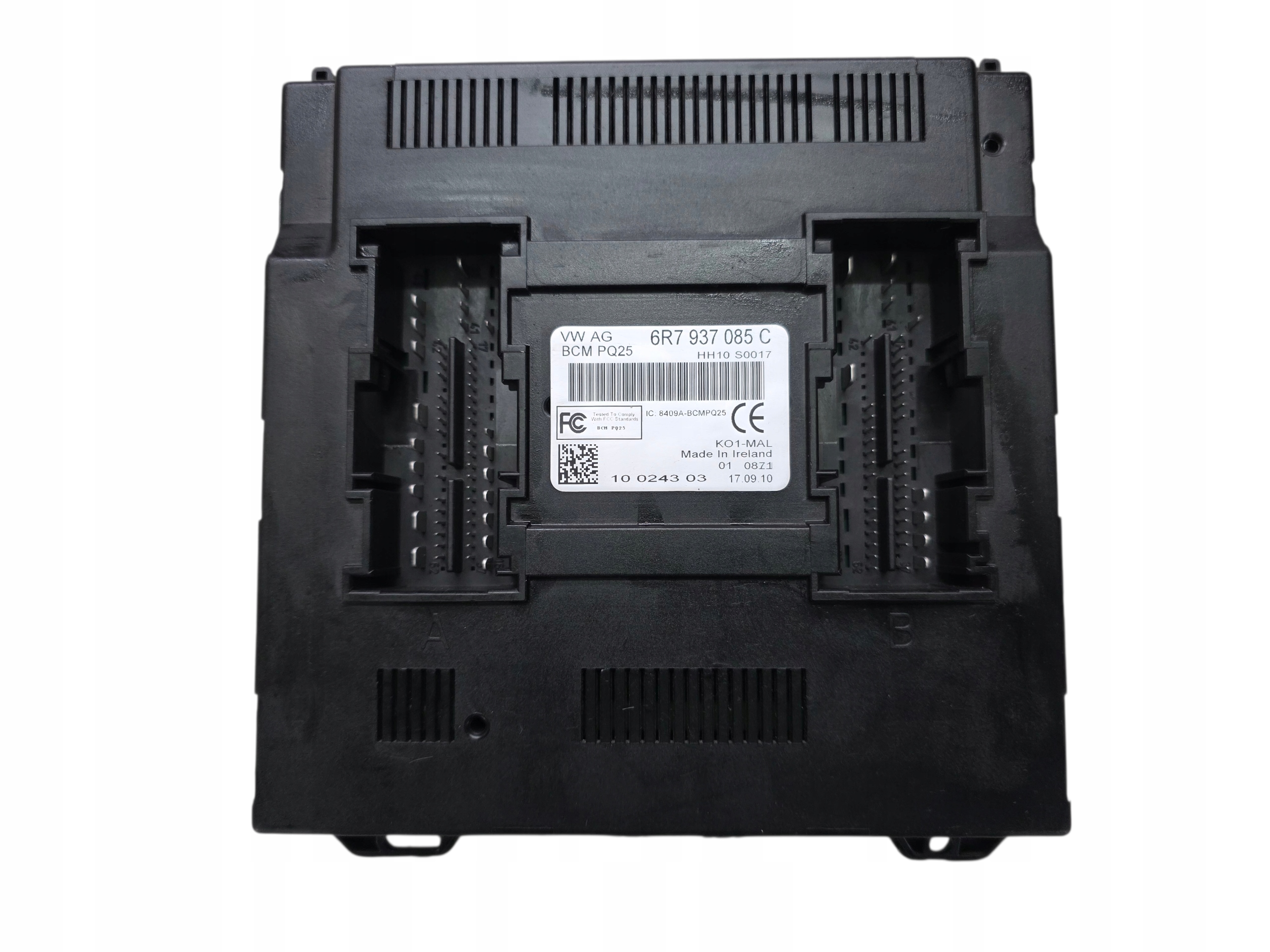 control unit comfort control unit SKODA FABIA II 1.6 TDI 6R7937085C