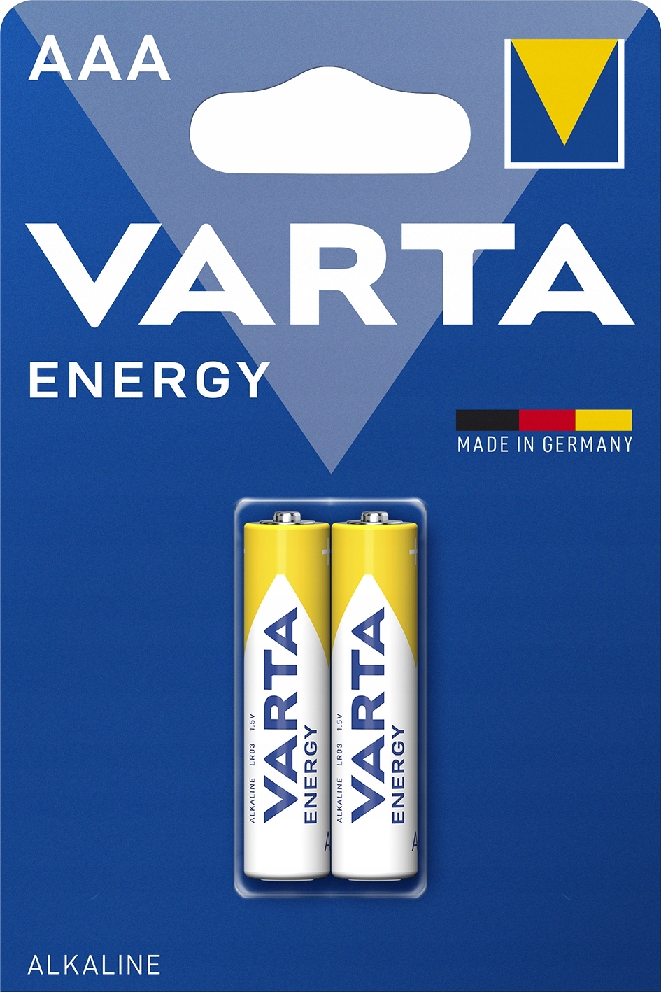 2 x Baterie Alkaliczne AAA LR03 VARTA ENERGY Bateria 2szt Paluszki Małe LR3