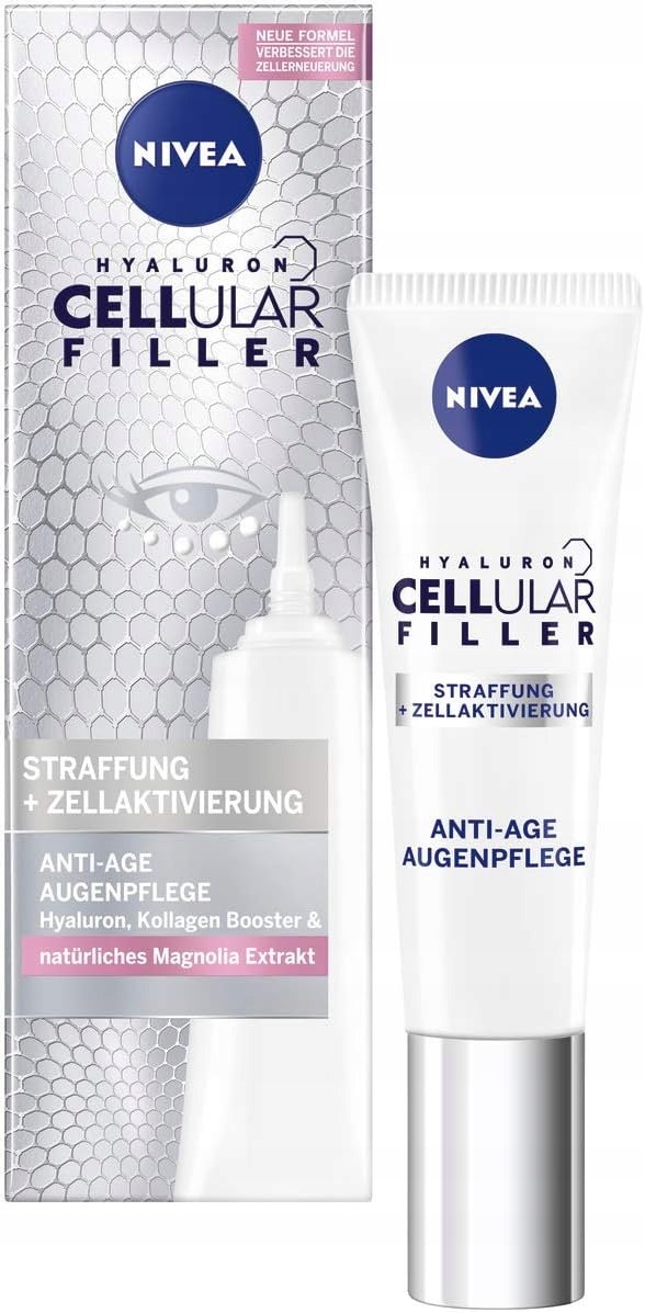 Nivea Cellular Expert Filler krém na oči a rty s kyselinou hyaluronovou 15 ml