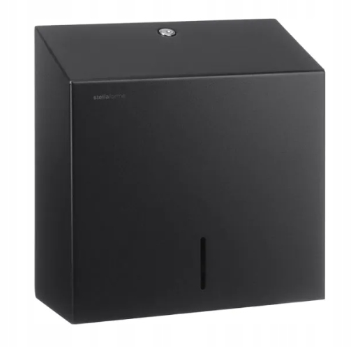 Stella zásobník Maxi na skladacie papierové utierky čierny mat 30.201A-B