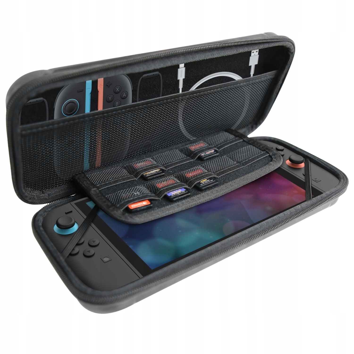 Etui Futerał Pokrowiec Pancerne do Nintendo Switch 2 akcesoria gry Walizka