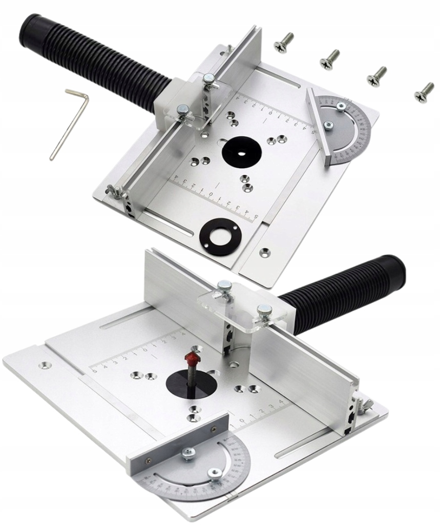 Płyta Blat Aluminiowy Do Stołu Frezarki Z Prowadnicą Płytka Aluminiowa