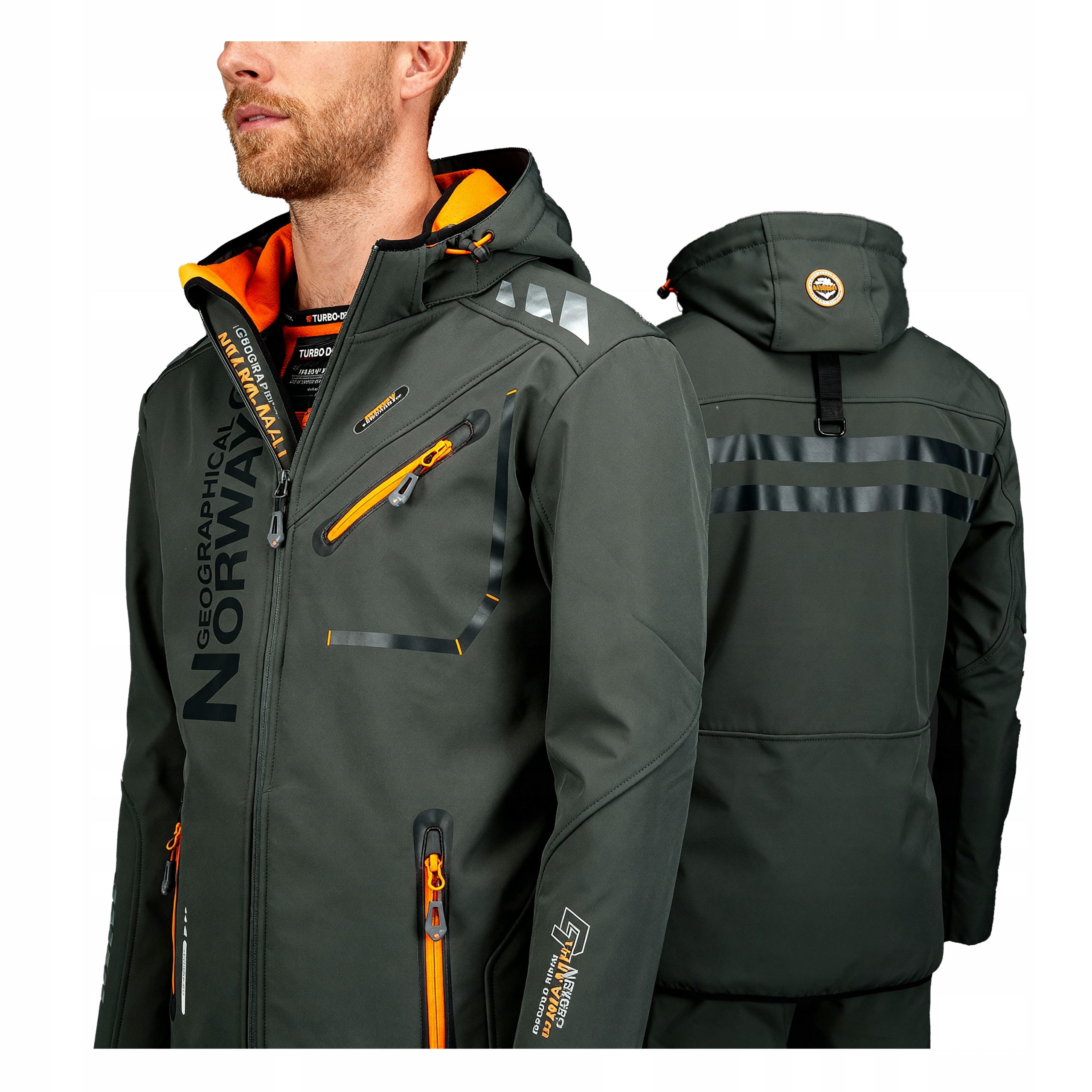 Pánská sportovní bunda Geo Norway softshell do hor, trekingová, voděodolná