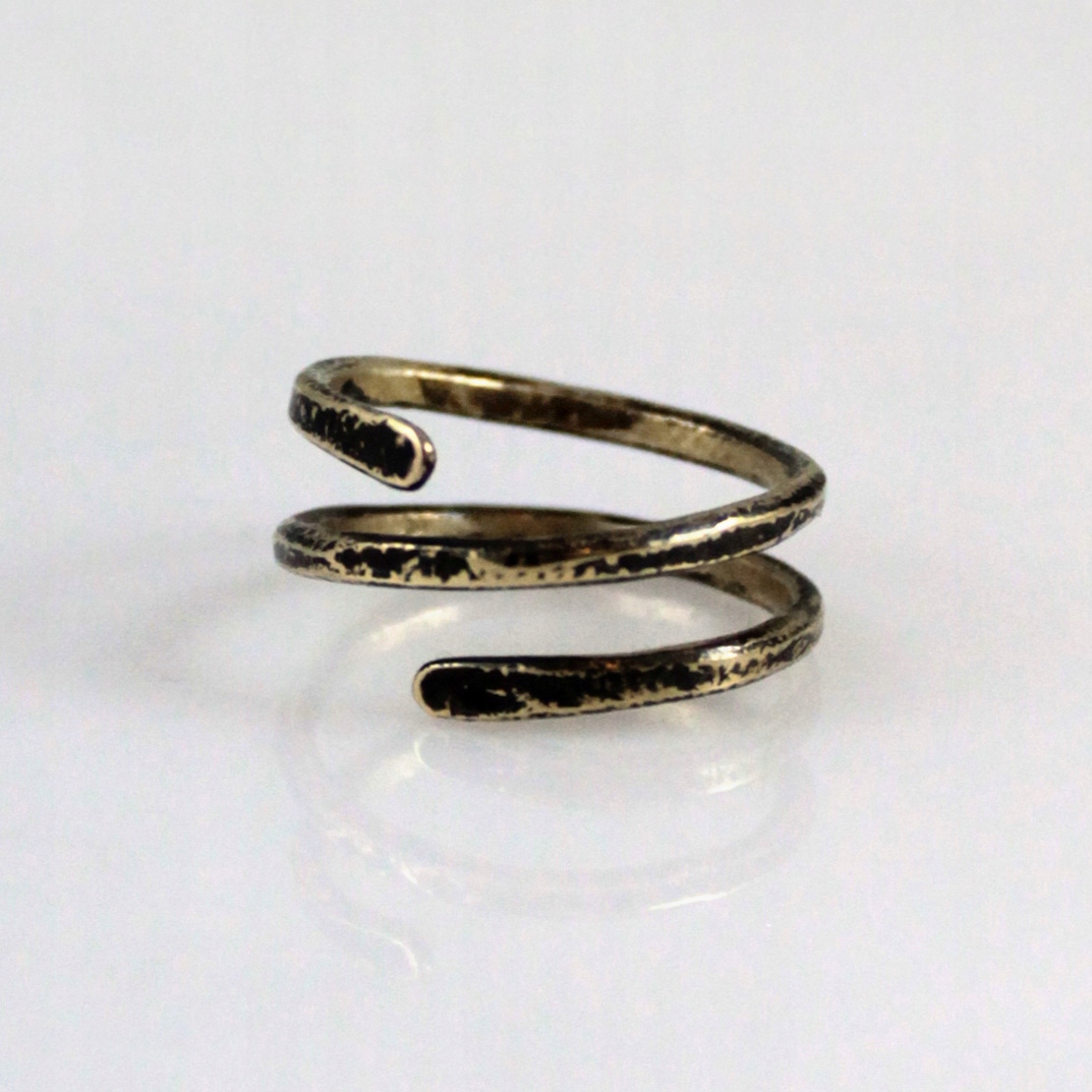 Hadice – mosazný snubní prsten vel.. 16 ruční práce