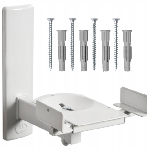 UCHWYT DO GŁOSNIKÓW KOLUMN NAŚCIENNYCH ŚCIENNYCH Z KOŁKAMI ZASISKI HIT