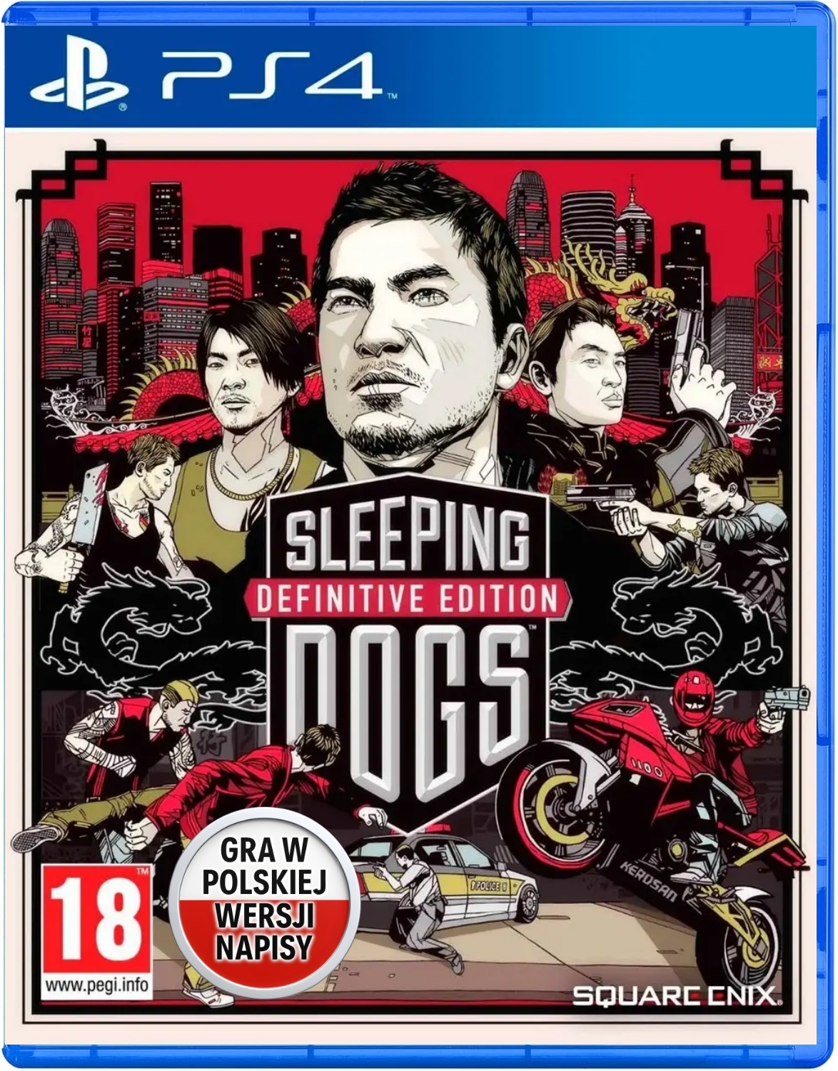 Square Enix - Sleeping Dogs: Definitive Edition - PS4 PlayStation 4 (PS4) pudełkowa
