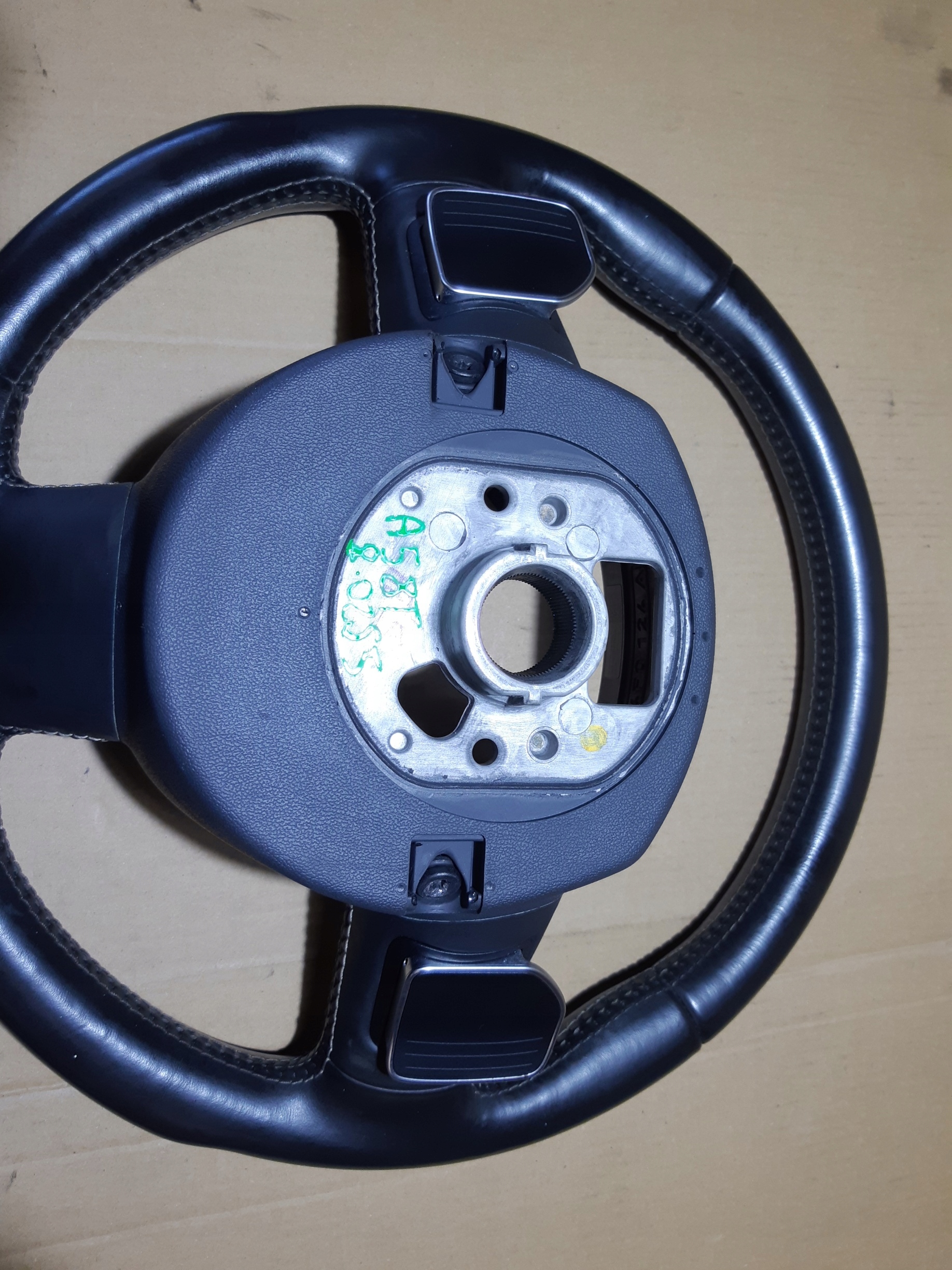 AUDI S5 A5 8T steering wheel, leather MULTIFUNKCJA with shifting 8T0419091D