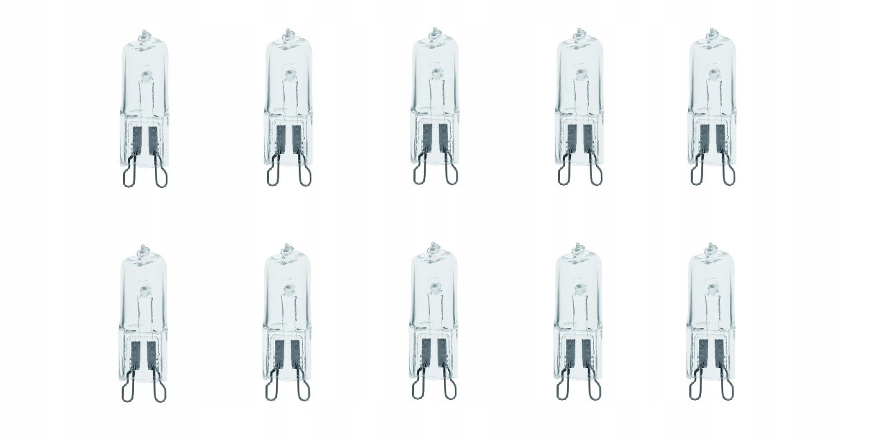 

10x Żarówka żarnik halogen halogenowa G9 230V 18W