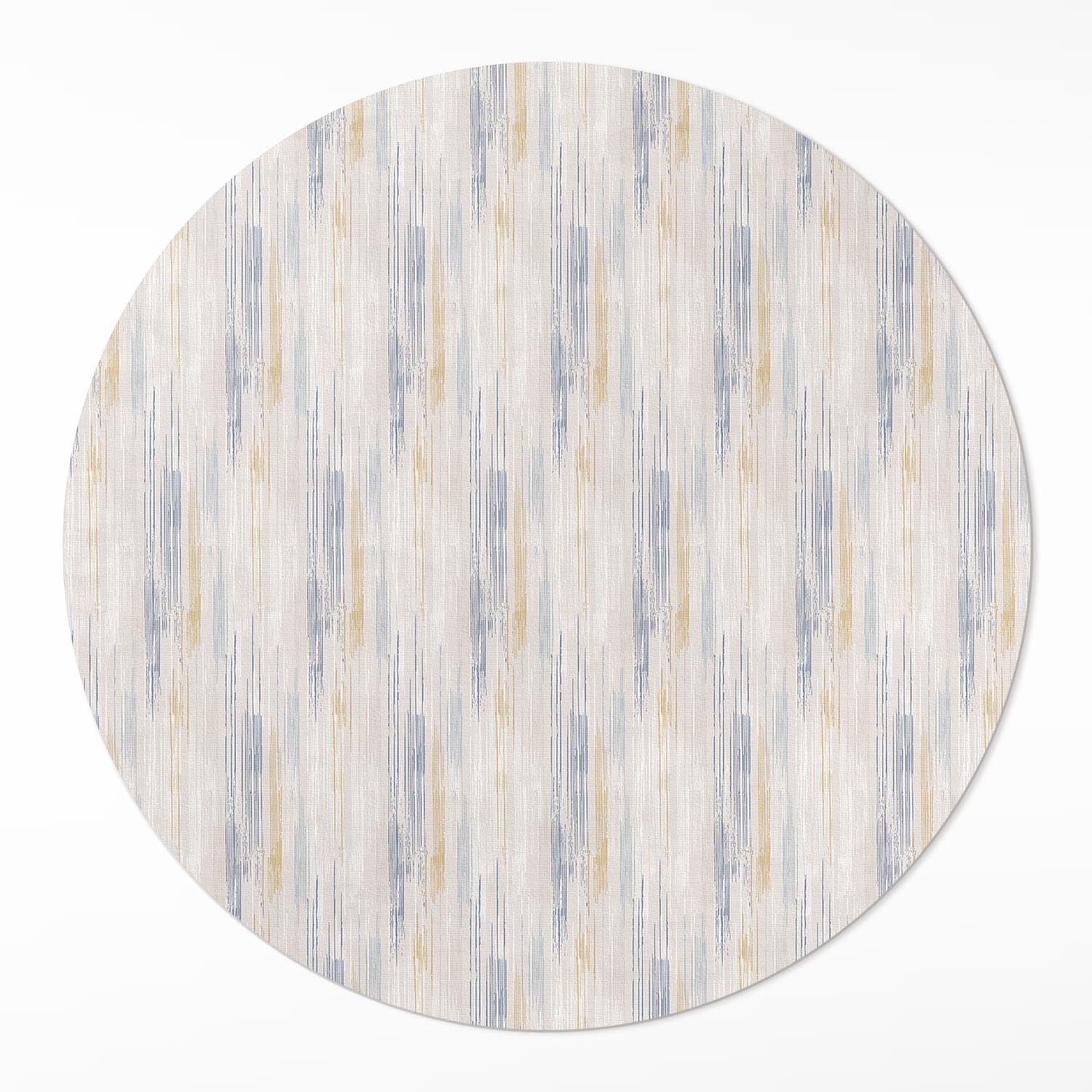 Okrúhly vinylový koberec Salon Abstraktné jemné maľované línie ⌀ 100 cm