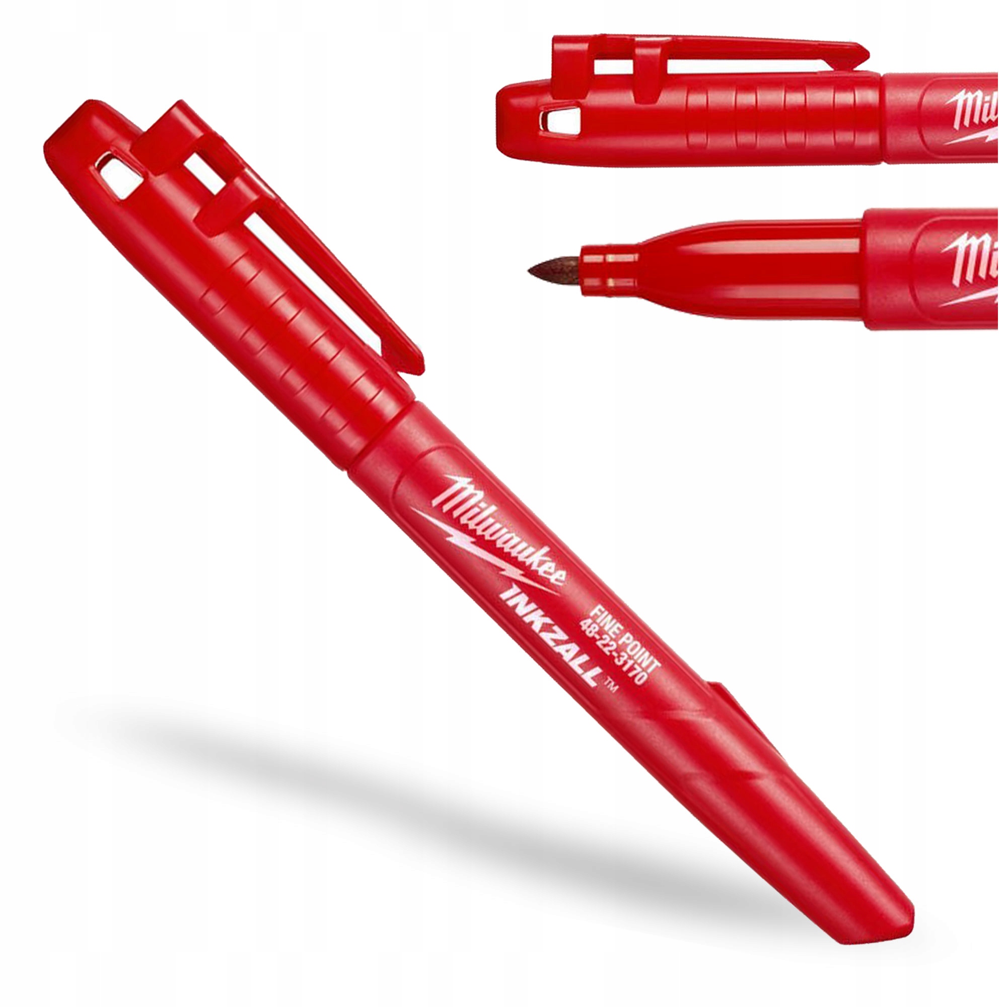 

Marker Czerwony Budowlany Milwaukee Inkzall 1 Szt.