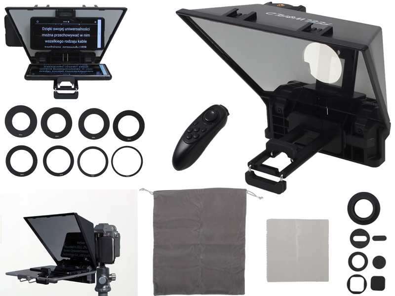 

Teleprompter na Aparat i Smartfon Prompter mobilny