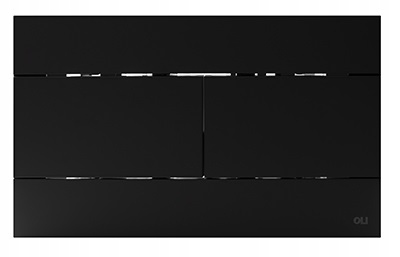 Tlačítko do Wc rezervoárů Koło Slim SLIM2 černé pro podomítkový rám