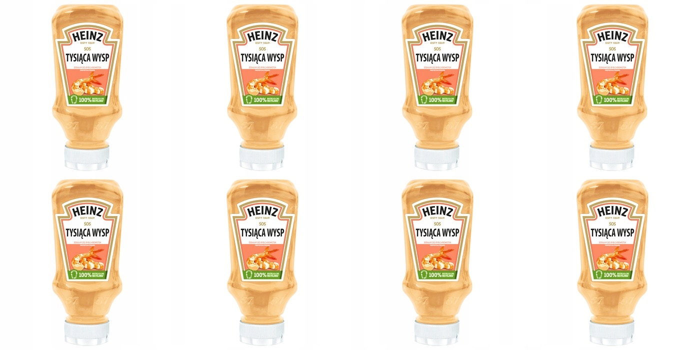 8x 220ml Heinz Sos Tysiąca Wysp Karton