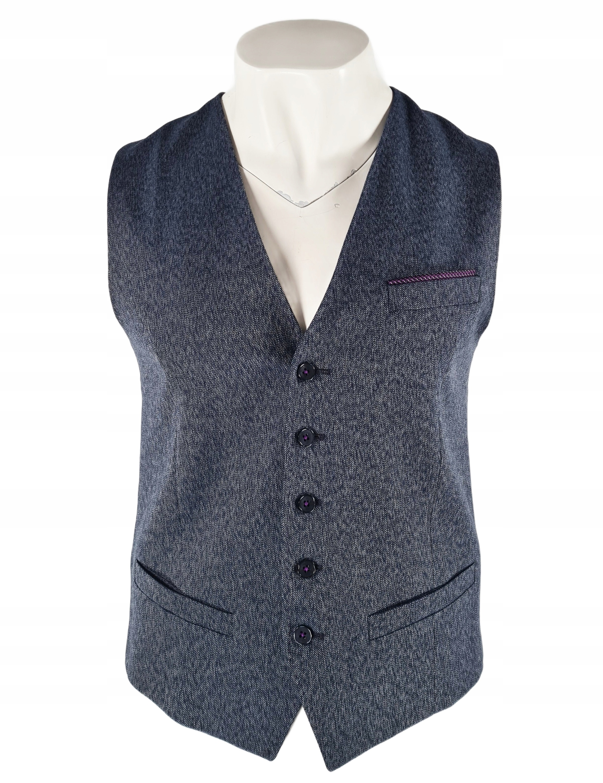Ted Baker Lincwai Semi Plain Waistcoat Vesta vel. M