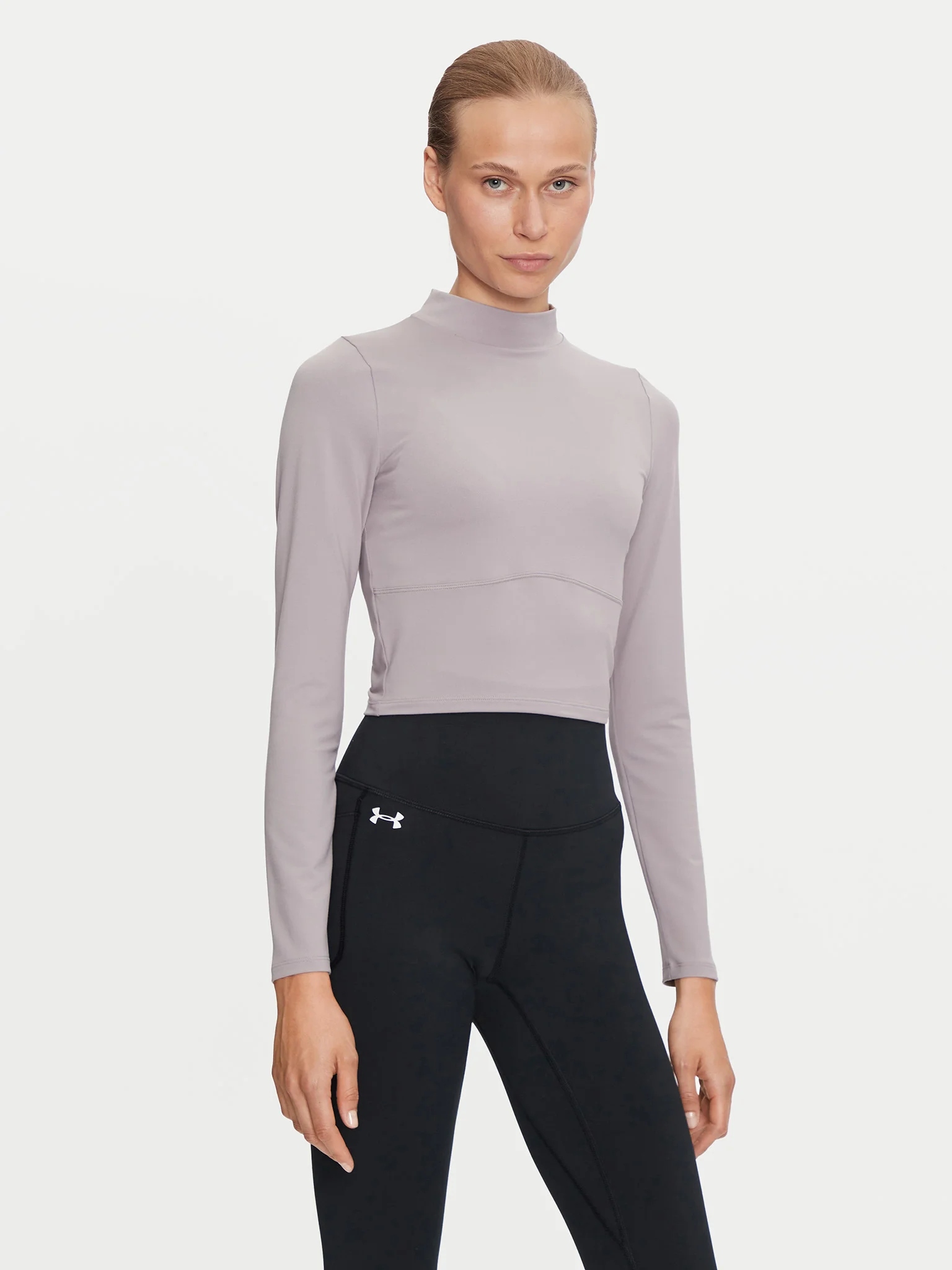 Under Armour Technické tričko Meridian 1380773 Šedá Slim Fit S