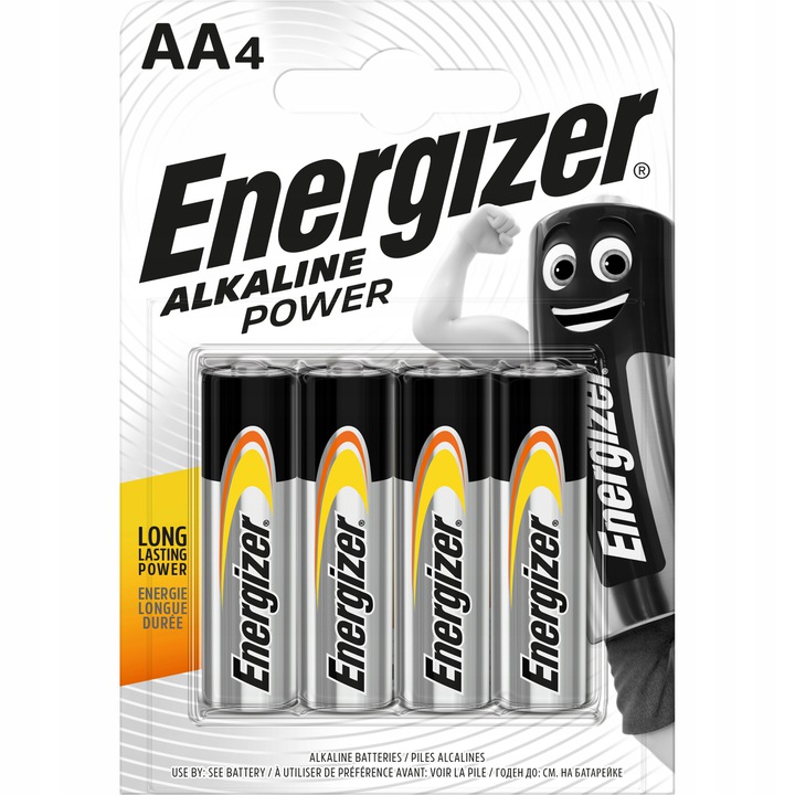 

4x Bateria Energizer Alkaline Power LR6 Aa R6 1,5V