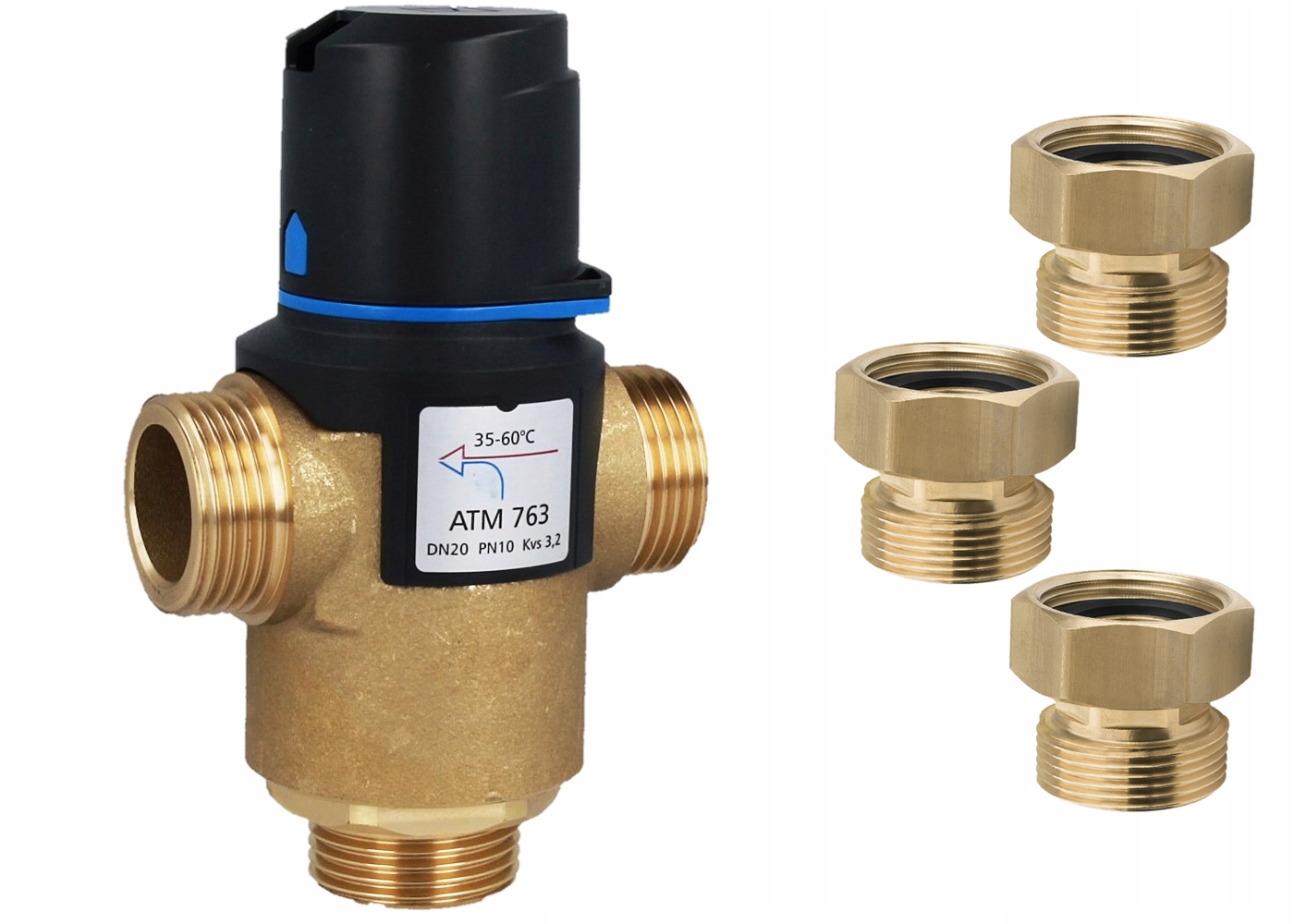 Zmiešavací termostatický ventil Afriso Atm 763 G1'