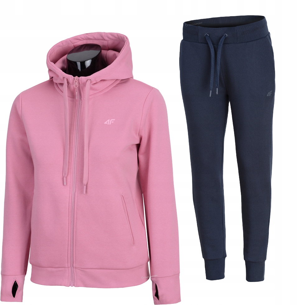 

4F Damski Dres Bawełna Komplet Bluza Spodnie XXL