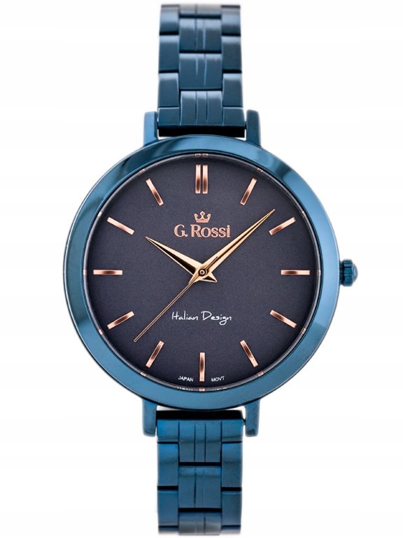 Hodinky G. Rossi 11389B-6F3 modré/violet Box Gravírování