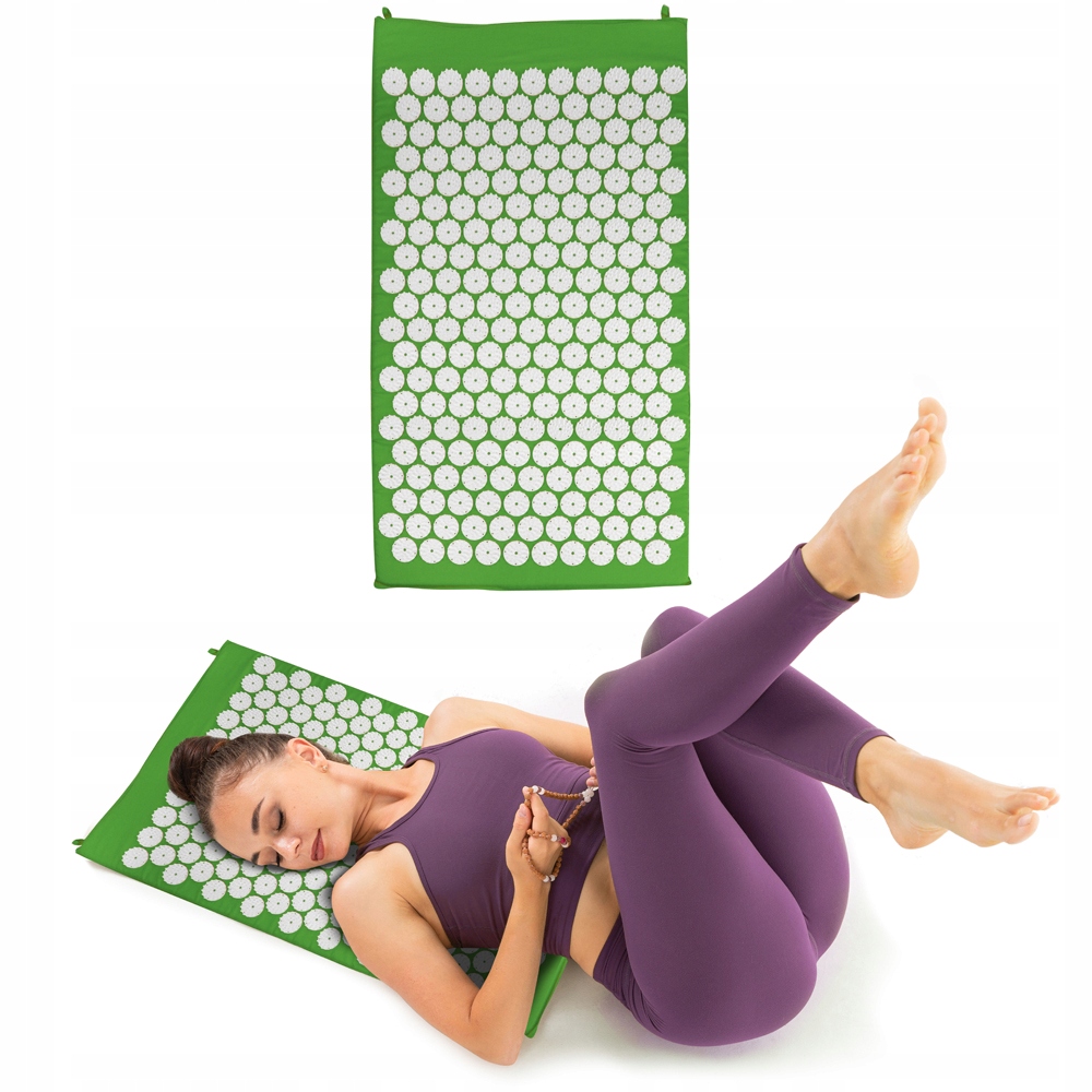 Mata do akupresury inSPORTline AKU-500 Zielona