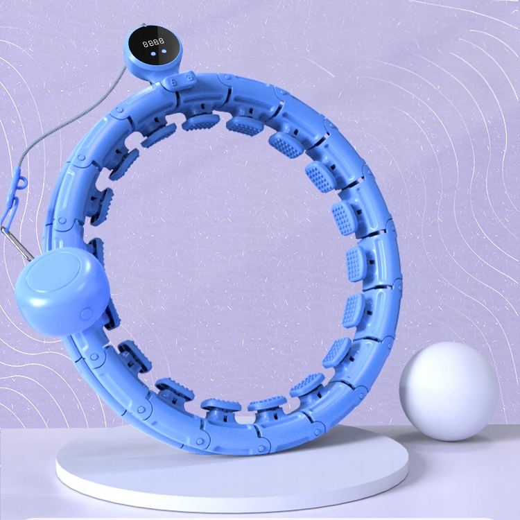 Hula hop z wypustkami 47 cm z licznikiem Model FIT HULA-HOOP ZESTAW TRENING OBRĘCZ PLUS SIZE HOOP