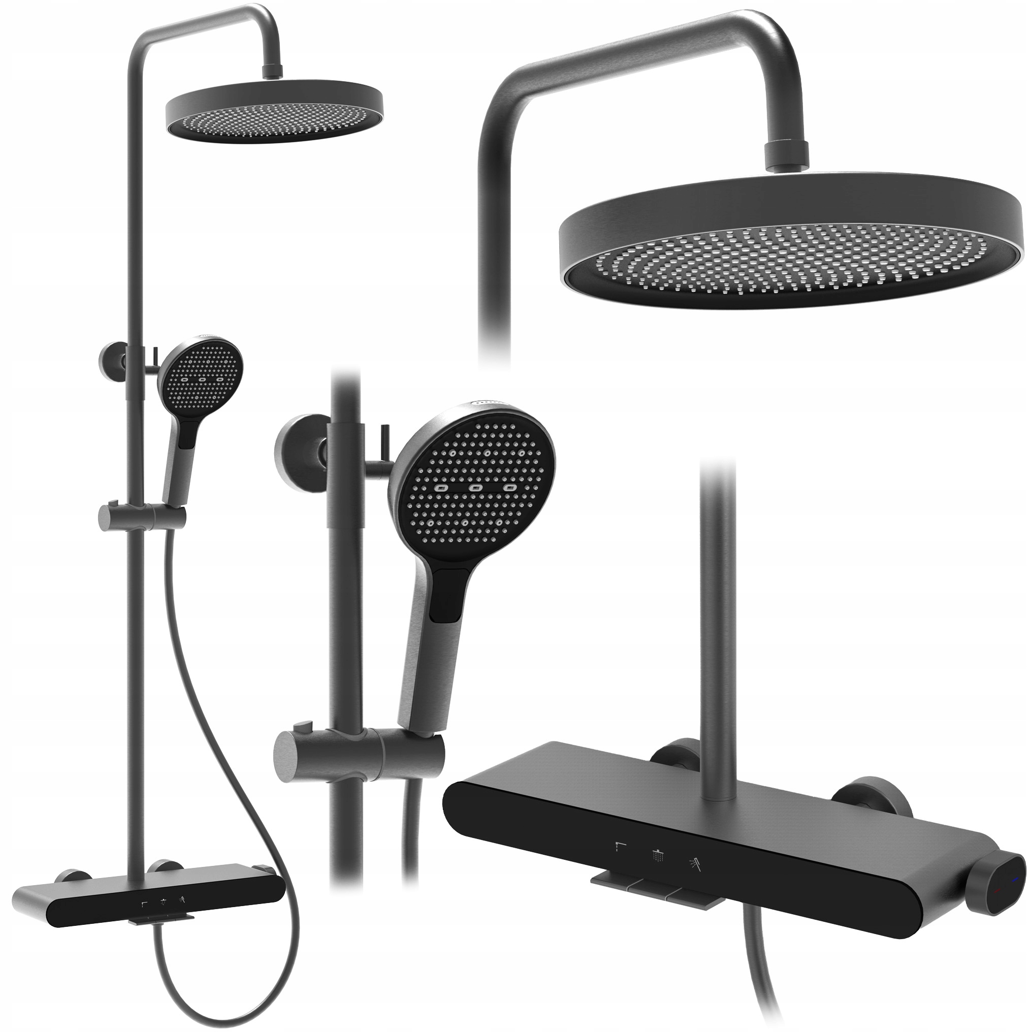 Rea Sprchová Súprava Farel Titánová