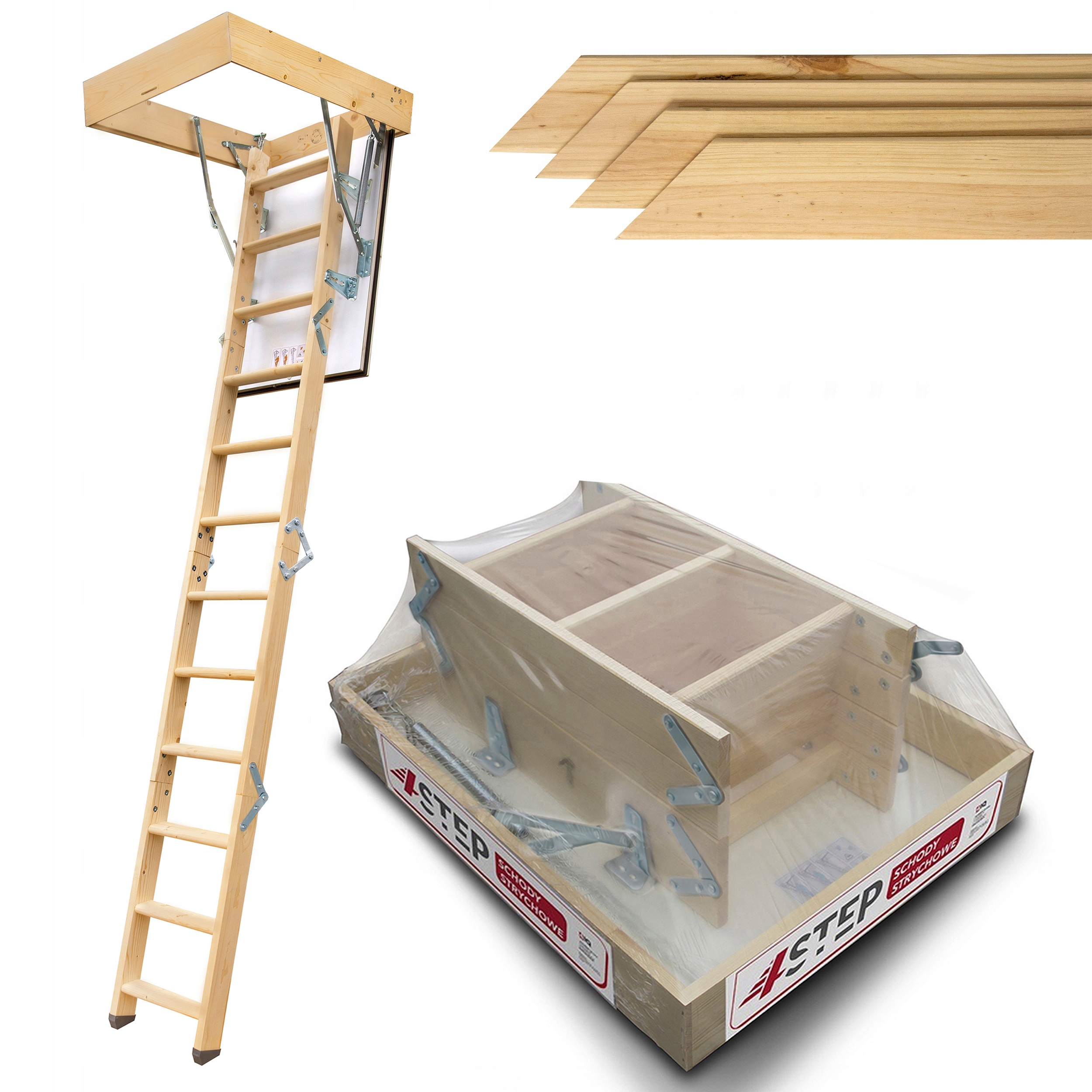 Půdní schody Greenline 90x60 35 mm 1,05 W/m2K Maskovací lišty Set