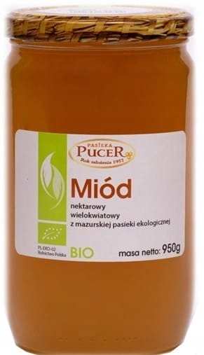 Levně Med mnohokvětý Bio 950 g Pucer