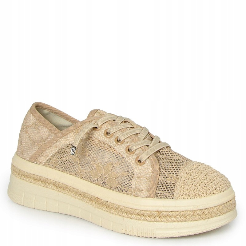 Epica H3DL40014 Béžové Ažurové Tenisky 40