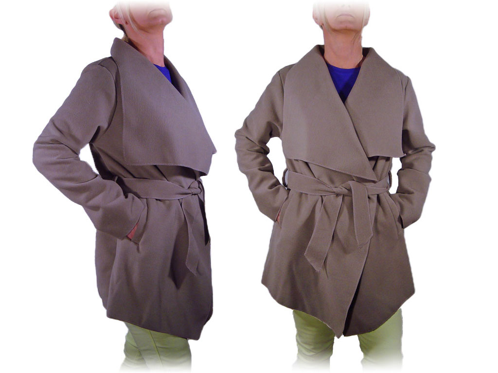 

Płaszcz Waterfall Kardigan Flausz S M L XL Kolory