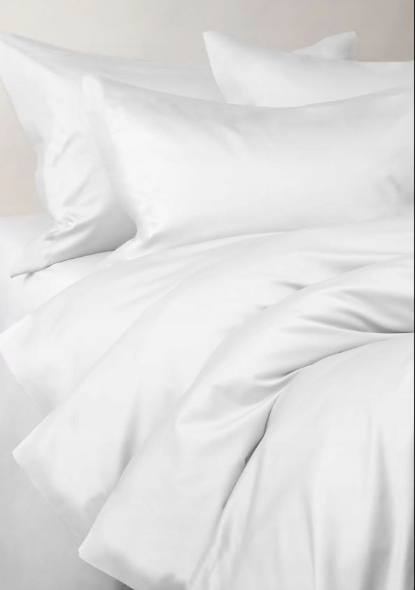 Posteľná Bielizeň Maro Home saténová Valencia biela 200x200 elegantná posteľná bielizeň
