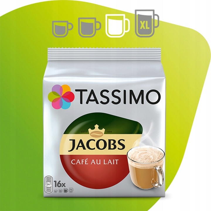 TASSIMO Jacobs MEGAPACK капсули 80 кав, 5+1 упаковка бренд Tassimo