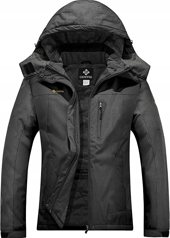 Dámská Grafitová Lyžařská Bunda Gemyse vel. L