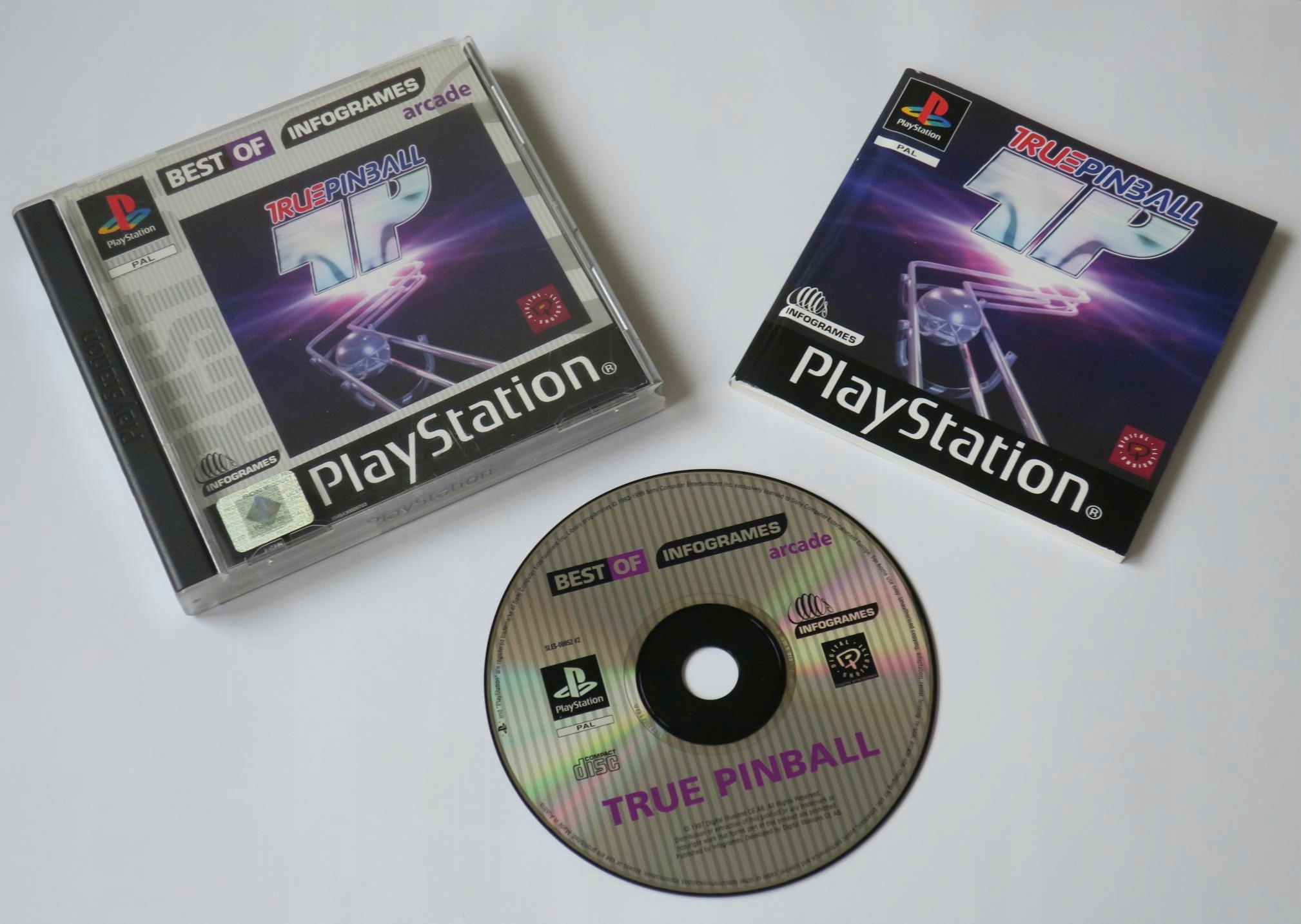 PS1 GRA TRUE PINBALL PLAYSTATION 1 PSX Platforma Sony PlayStation (PSX)