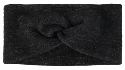 Buff Merino Fleece Headband Čelenka na hlavu Cold Black