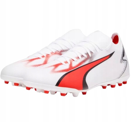 Puma Ultra Match Mg Korki Sportowe Białe Sznurowane 45 1Ż4P