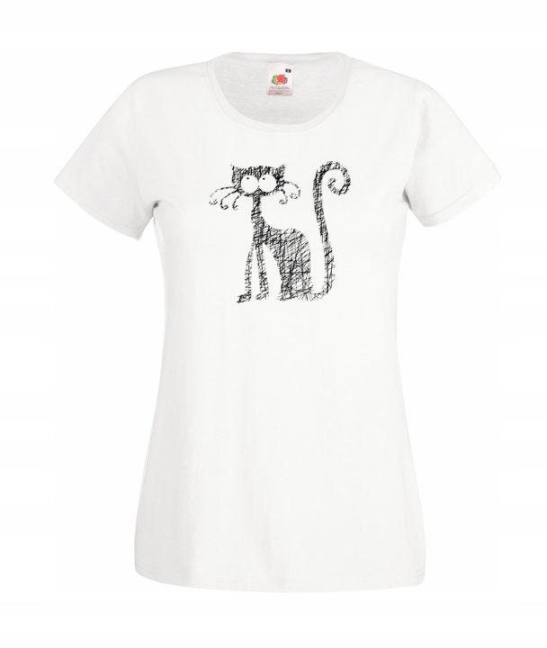 

XXL Koszulka Damska Koty Soft Kitty Śmieszne Wzory