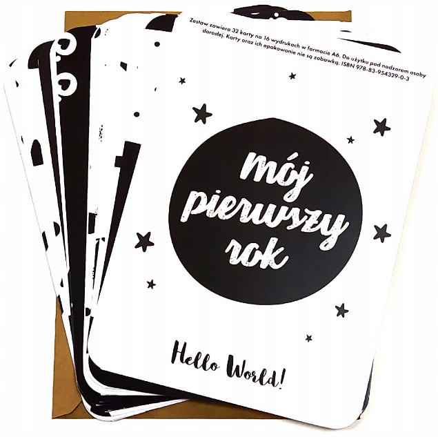 KARTY DO ZDJĘĆ MÓJ PIERWSZY ROK FOTOKARTY BABYSHOWER SESJA PREZENT +KOPERTA