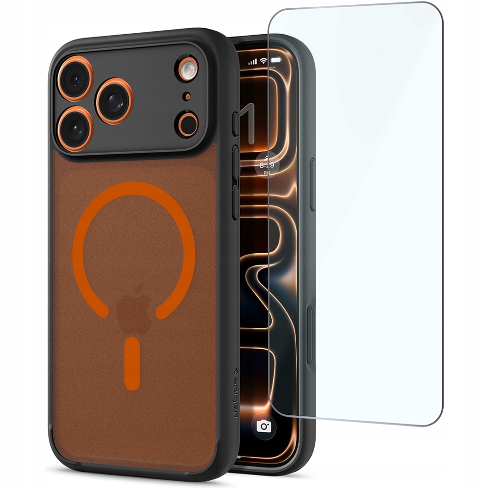 Etui Spigen Ultra Hybrid do MagSafe do iPhone 17 Pro solidne plecki szkło