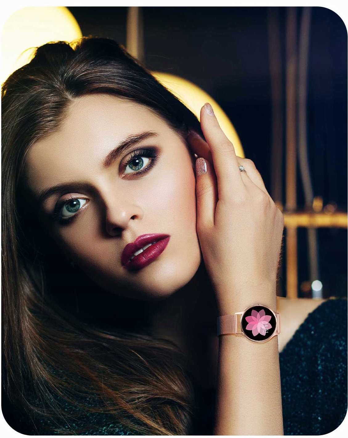 ZEGAREK NA KOMUNIĘ DLA DZIEWCZYNKI SMARTWATCH PULS Marka Inna marka