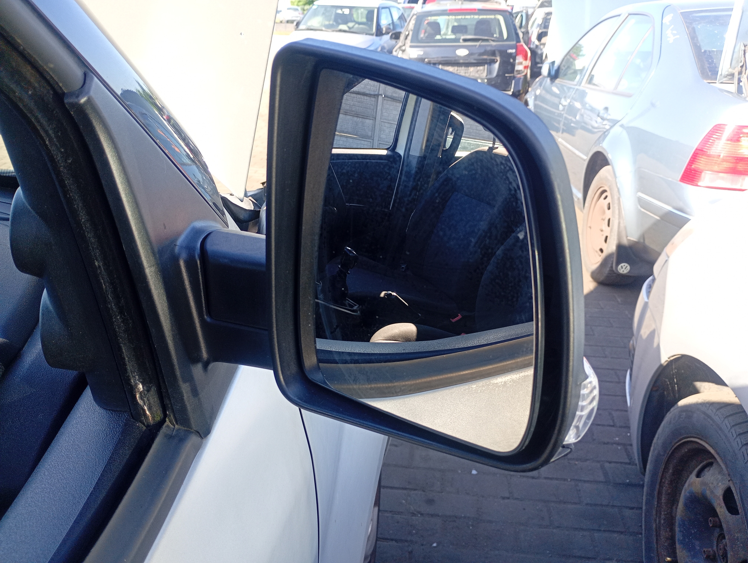 mirror right electrics OPEL Combo 2 II 12-18 srebrny
