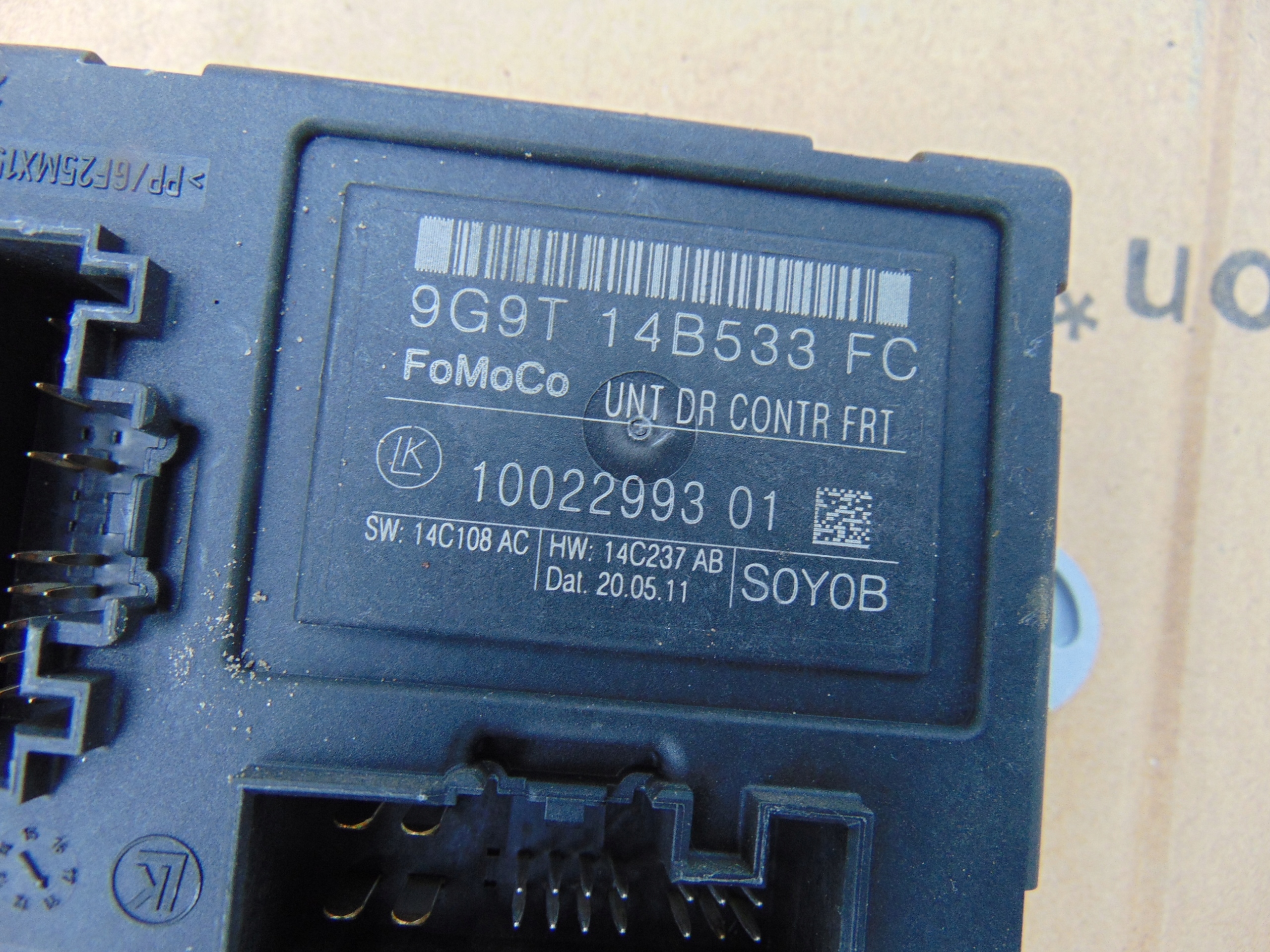 MODUŁ DRZWI PRZEDNICH MONDEO MK4 Numer katalogowy części 9G9T14B533FC