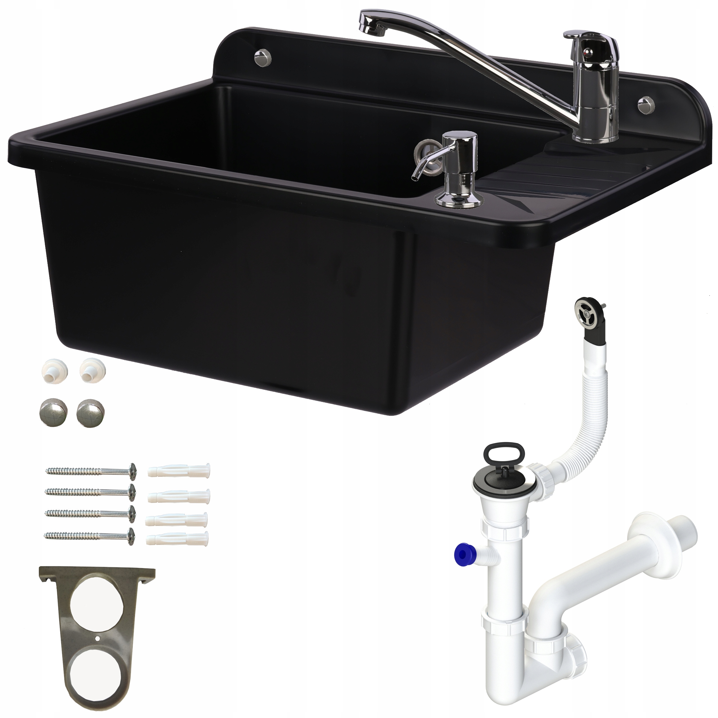 Technický dřez pracovní komora baterie dávkovač