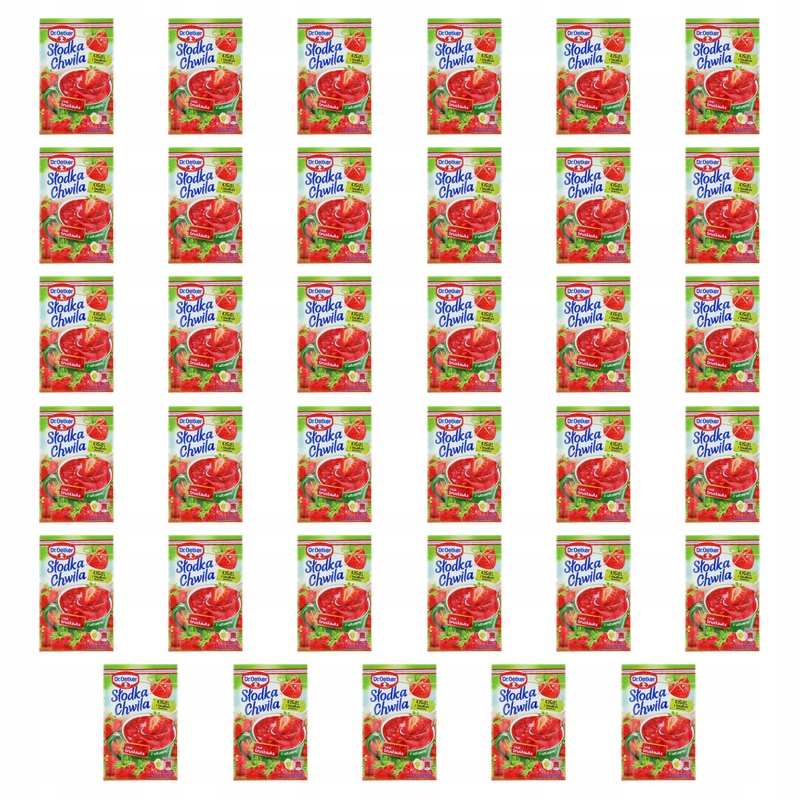 Dr. Oetker Sladká chvíle Jahodový kysel s ovocem 31,5 g X35