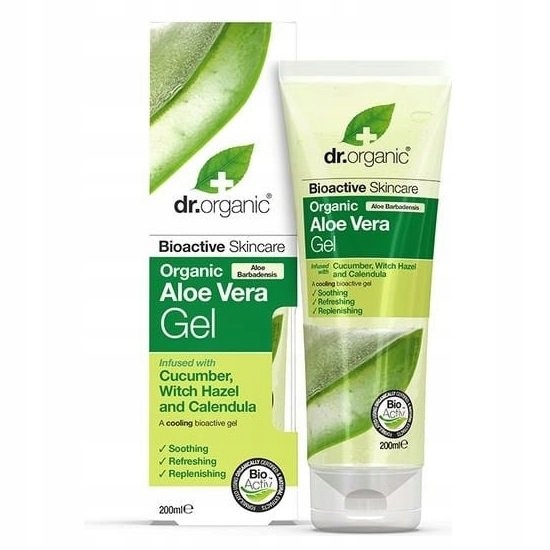 Dr.Organic hydratačný telový gél s aloe vera