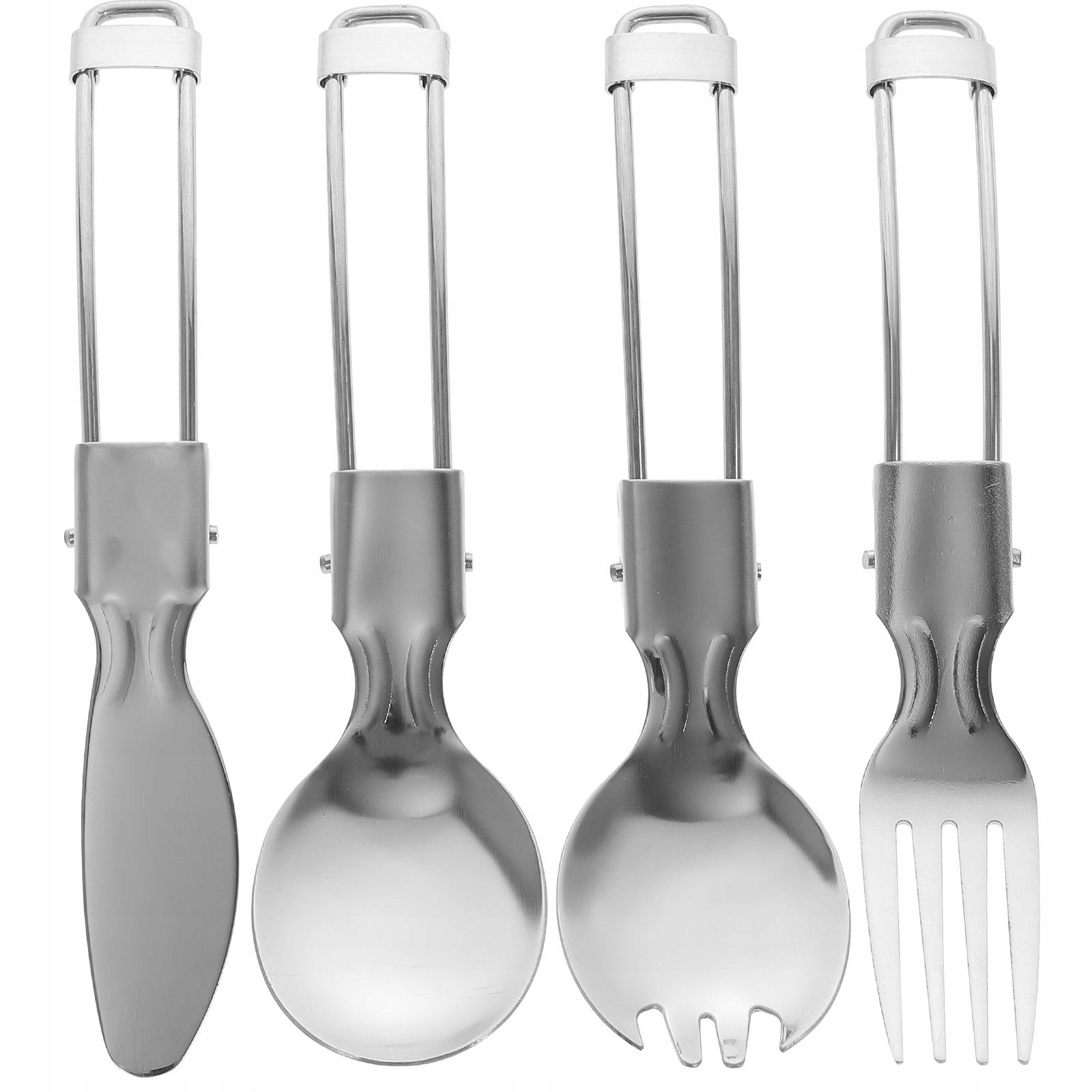 Folding Utensils Zbezpieczek Stalowych Z Torbą Do Picniku
