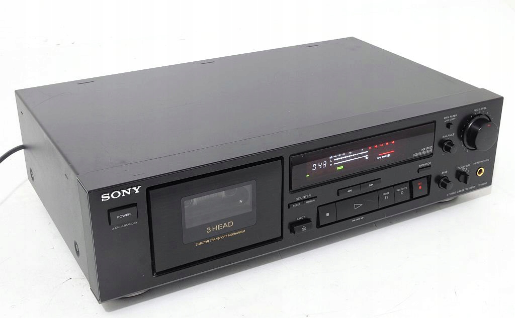 Кассетный магнитофон Sony TC-K490 черный