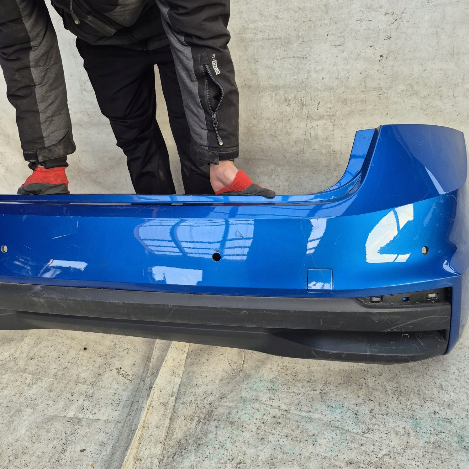 SKODA FABIA 4 IV HB bumper rear part rear
