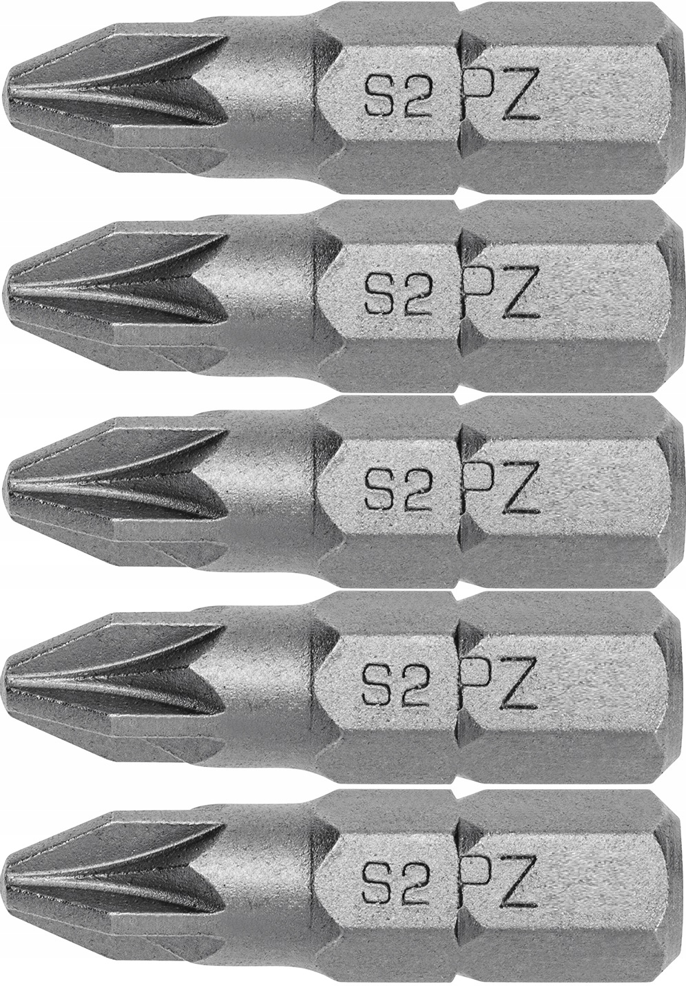 

Hogert HT1S315 Końcówki wkrętakowe PZ2 25mm 5szt.